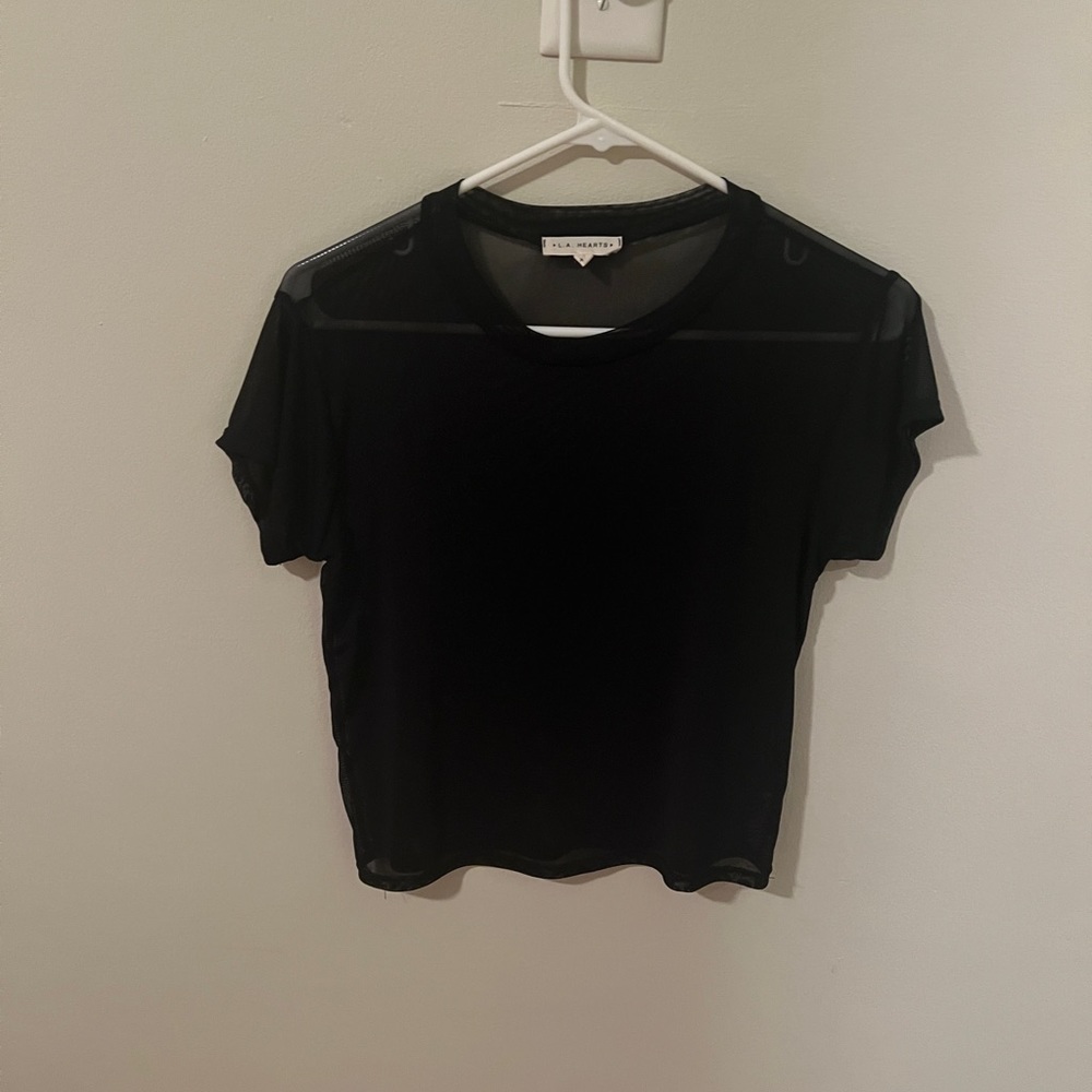 Mesh short sleeve